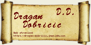 Dragan Dobričić vizit kartica